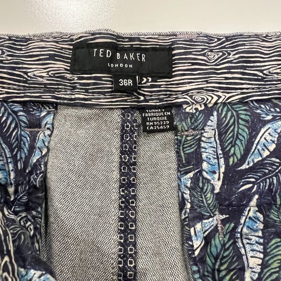 Ted Baker Men's Gray Straight Leg Pants, 36R - Picture 3 of 9